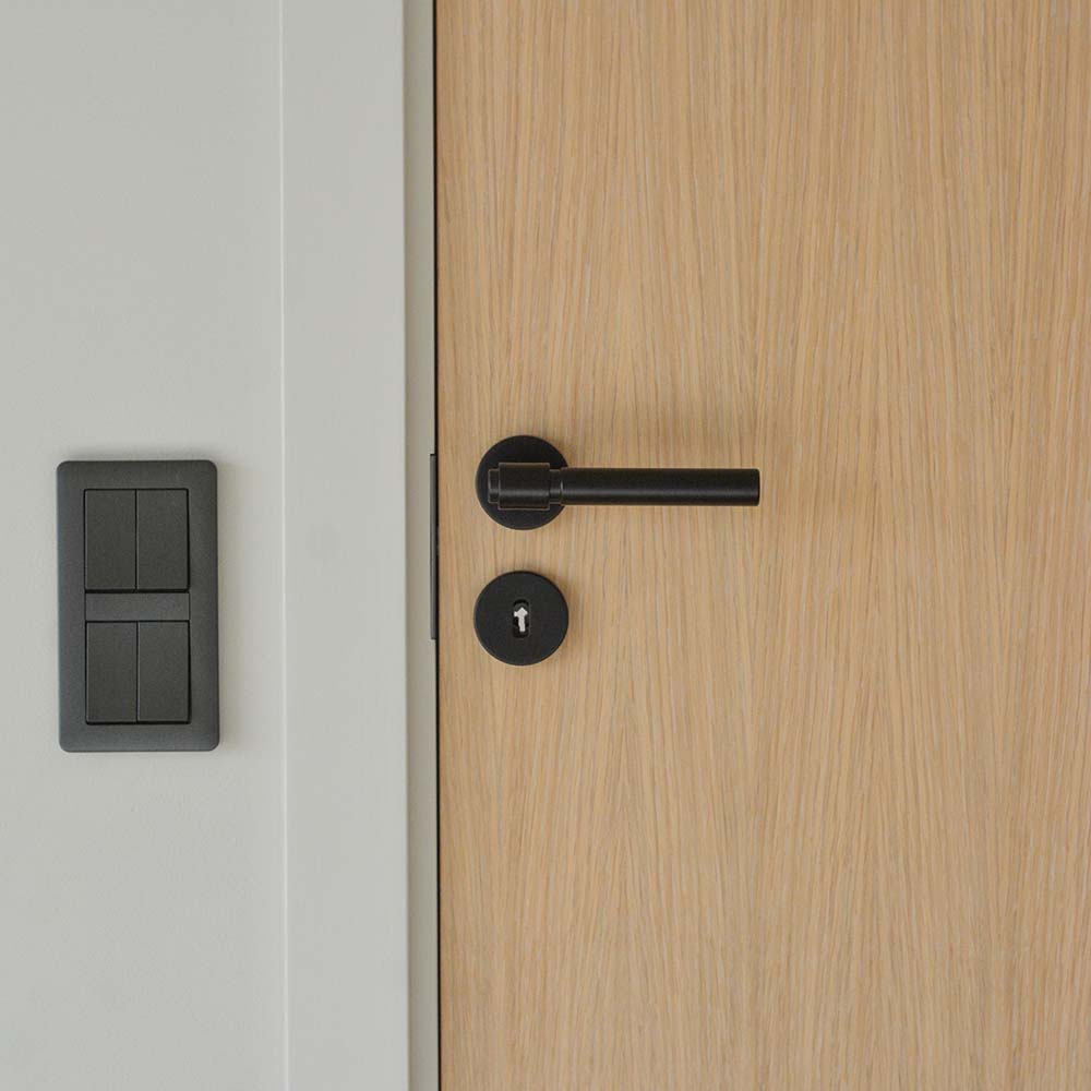 Türgriff Helix 200 Plain - Schwarz